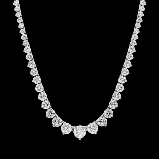 Graduated Diamond Eternity Necklace