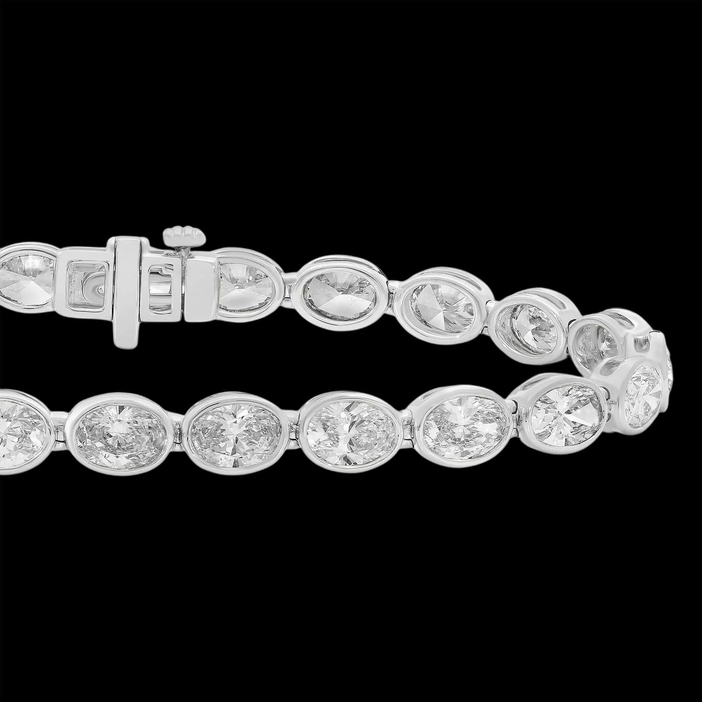 Oval Cut Diamond Tennis Braclet