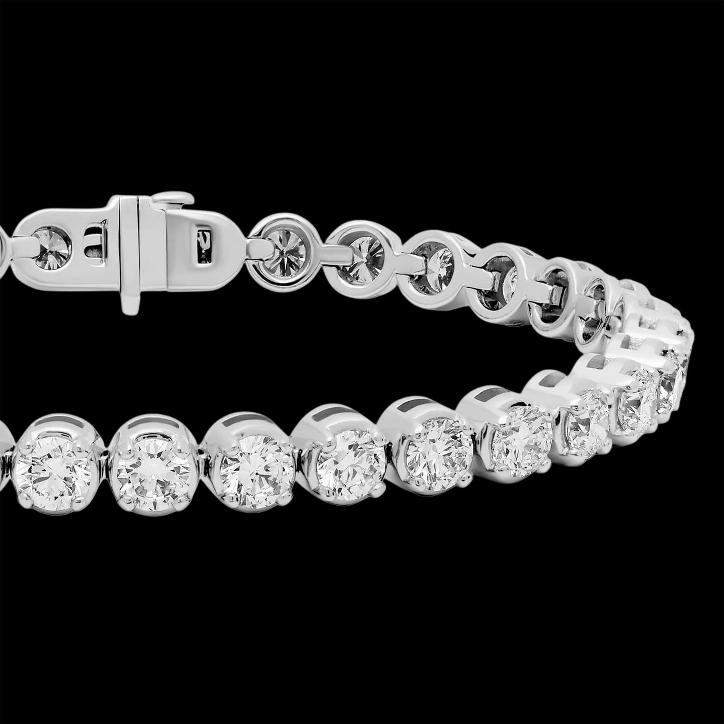 Four Prong Diamond Tennis Braclet