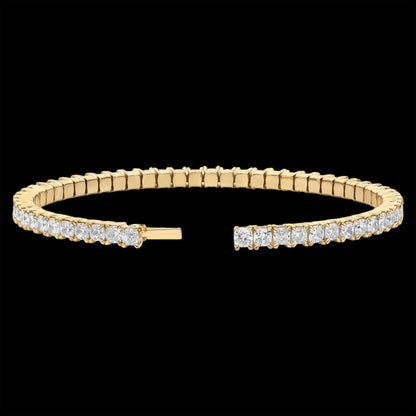 Diamond Cushion Flex Bangle Braclet